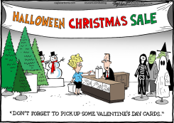 HALLOWEEN CHRISTMAS SALE by Bob Englehart