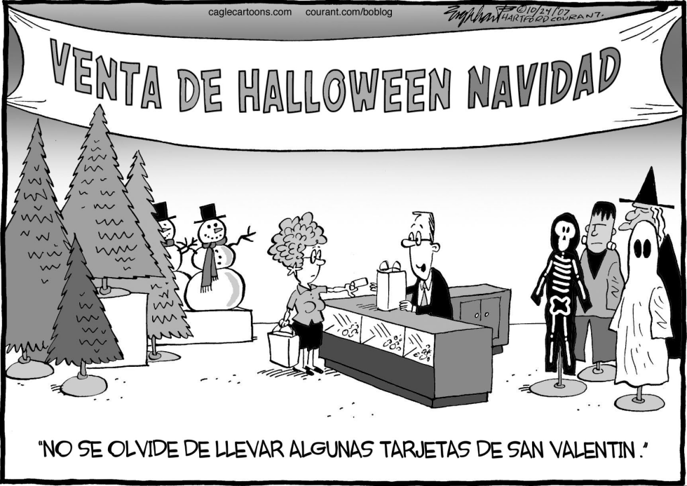  VENTA DE HALLOWEEN NAVIDAD by Bob Englehart