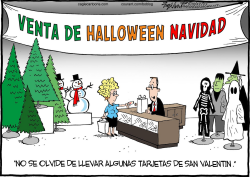 VENTA DE HALLOWEEN NAVIDAD  by Bob Englehart