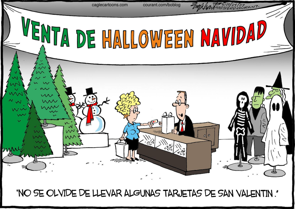  VENTA DE HALLOWEEN NAVIDAD  by Bob Englehart