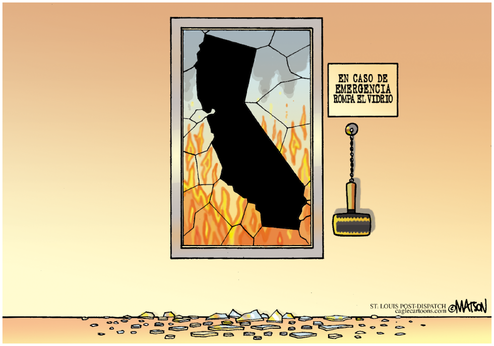  INCENDIOS FUERA DE CONTROL EN CALIFORNIA  by RJ Matson