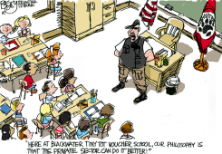 VOUCHER SCHOOLS by Pat Bagley