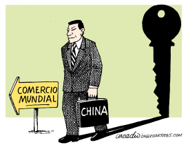 CHINA CON LLAVE PARA EL COMERCIO COL by Arcadio Esquivel