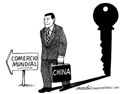 CHINA CON LLAVE PARA EL COMERCIO by Arcadio Esquivel