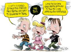 E-MAIL AND KIDS  by Daryl Cagle