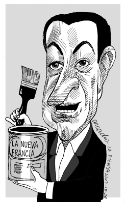 NICOLáS SARKOZY FRANCIA by Arcadio Esquivel