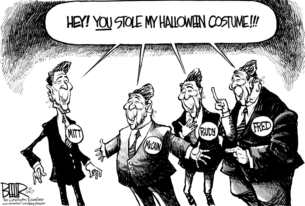  REAGAN HALLOWEEN COSTUME by Nate Beeler