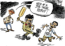 MUSHARRAF COUP by Pat Bagley