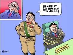 BLAMING PRESIDENT MUSHARRAF by Paresh Nath