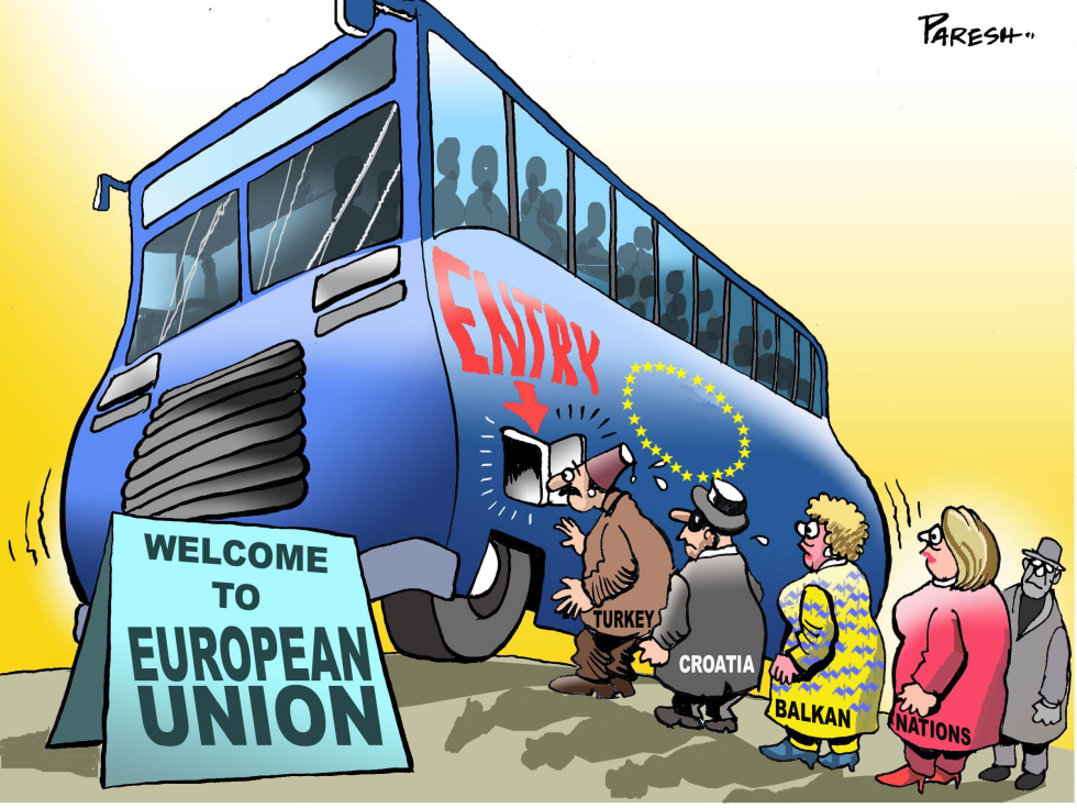  WELCOME TO LARGE EUROPEAN UNION by Paresh Nath