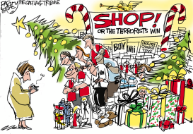 XMAS SHOPPING by Pat Bagley