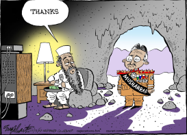 MUSHARRAF AND OSAMA  by Bob Englehart