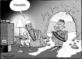 MUSHARRAF AND OSAMA by Bob Englehart