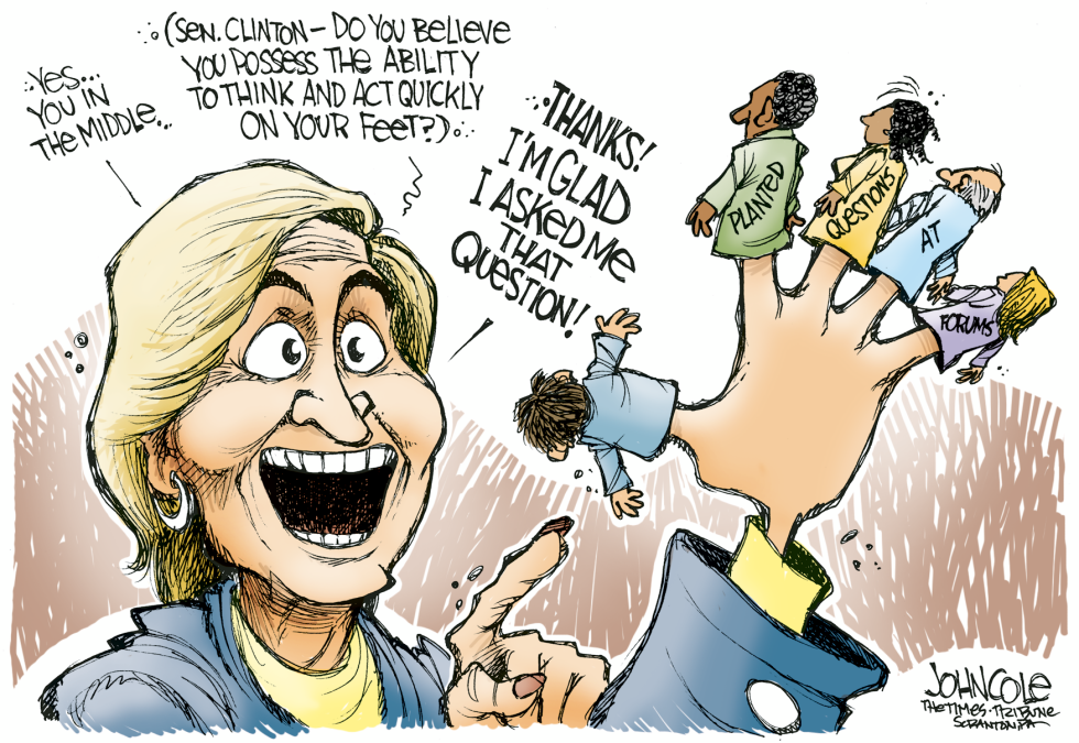  QUESTIONING HILLARY by John Cole