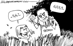 EL ANUNCIO DE MIEDO DE TANCREDO by Daryl Cagle