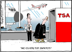 SEGURIDAD EN EL AEROPUERTO  by Bob Englehart