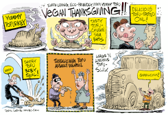 TOFU THANKSGIVING  by Daryl Cagle