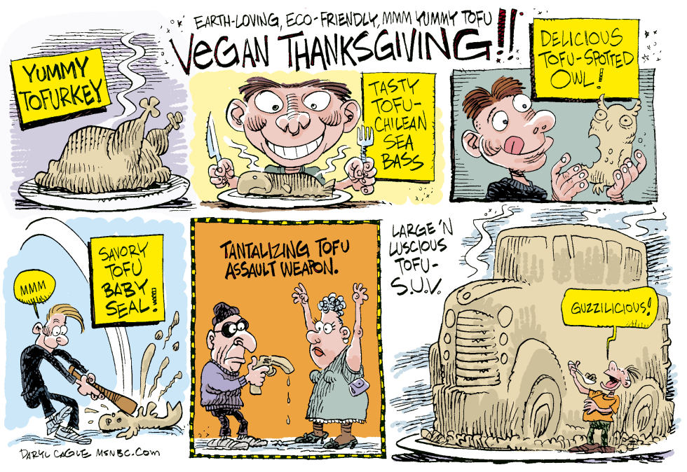  TOFU THANKSGIVING  by Daryl Cagle