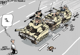 GRACIAS A BUSH  by Pat Bagley