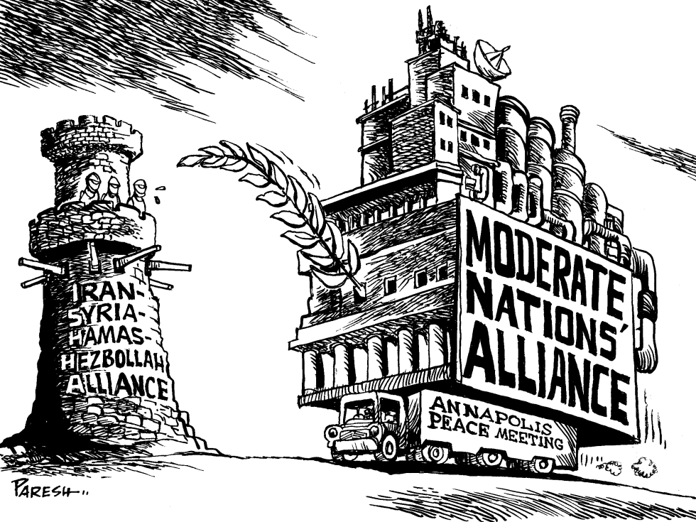  ANNAPOLIS BRINGS MODERATES' ALLIANCE by Paresh Nath