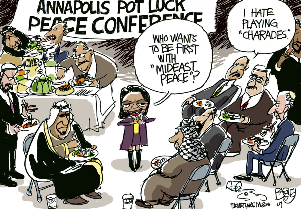  ANNAPOLIS PEACE CONFERENCE by Pat Bagley