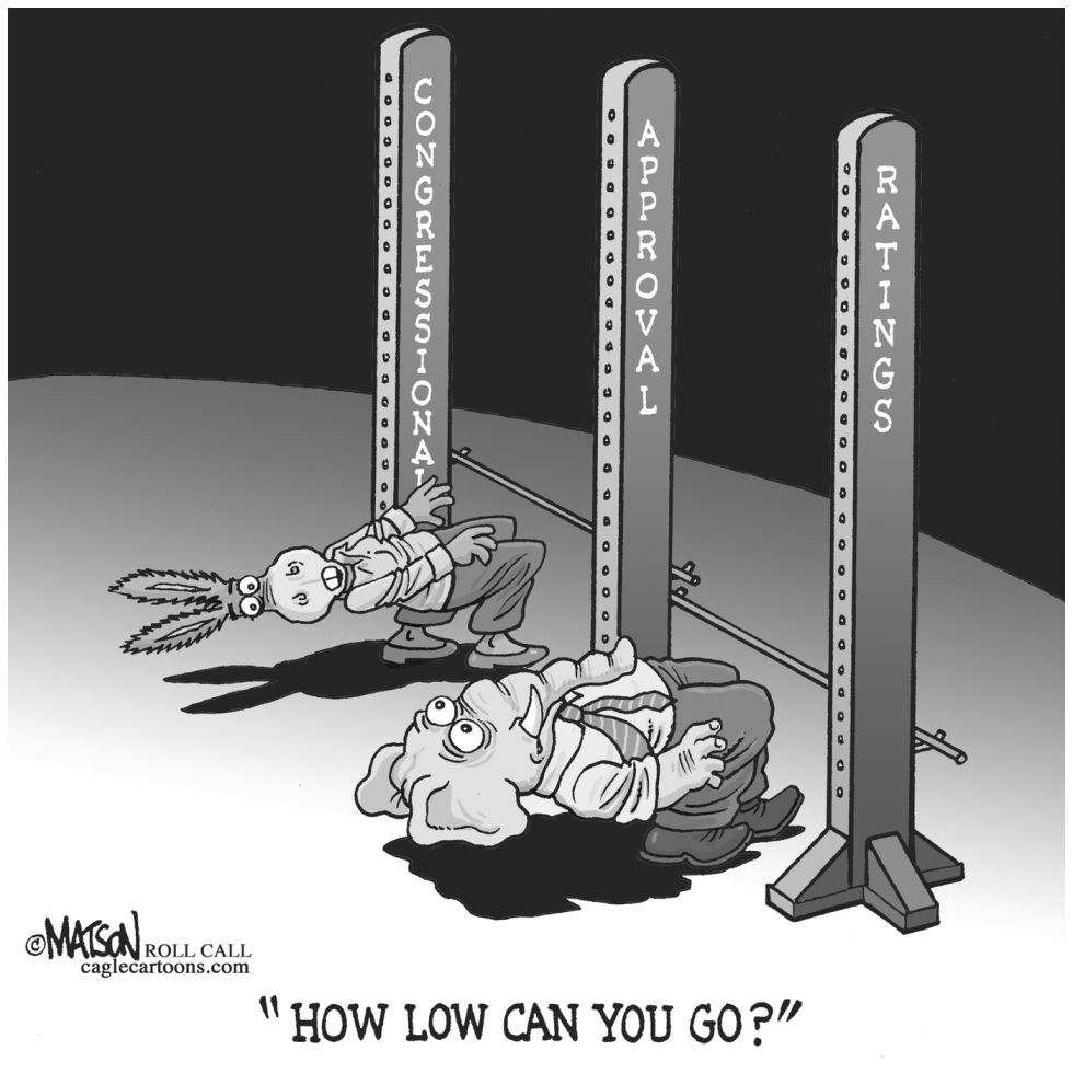  LOW CONGRESSIONAL APPROVAL RATINGS by RJ Matson