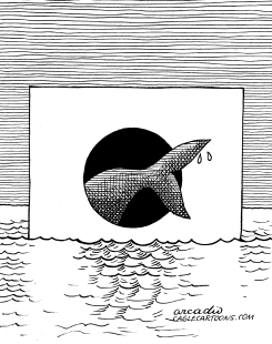 BALLENA EN PELIGRO POR JAPóN by Arcadio Esquivel