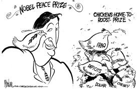 BUSH AND GORE AND NOBEL by Mike Lane