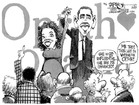 OPRAH BACKS OBAMA by John Darkow