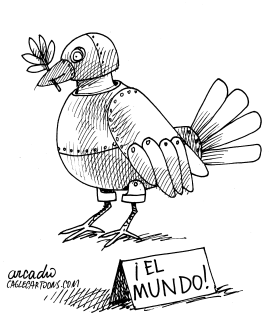 PALOMA DE PAZ REFORZADA by Arcadio Esquivel