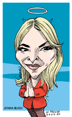 JENNA BUSH DE EEUUCOL by Arcadio Esquivel