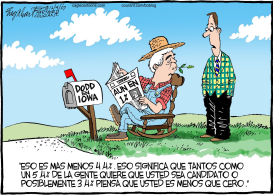 DODD EN IOWA  by Bob Englehart