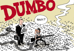 RAMBO BUSH by Pat Bagley