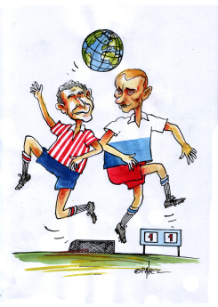 BUSH / PUTIN by Pavel Constantin