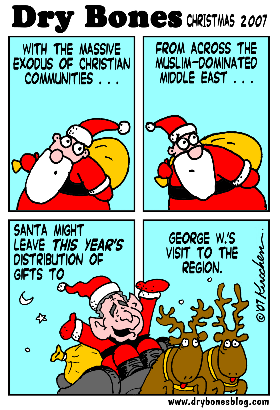  SANTA IN THE MIDDLE EAST by Yaakov Kirschen