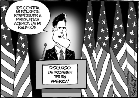 DISCURSO FE EN AMERICA DE MITT ROMNEY by Bob Englehart