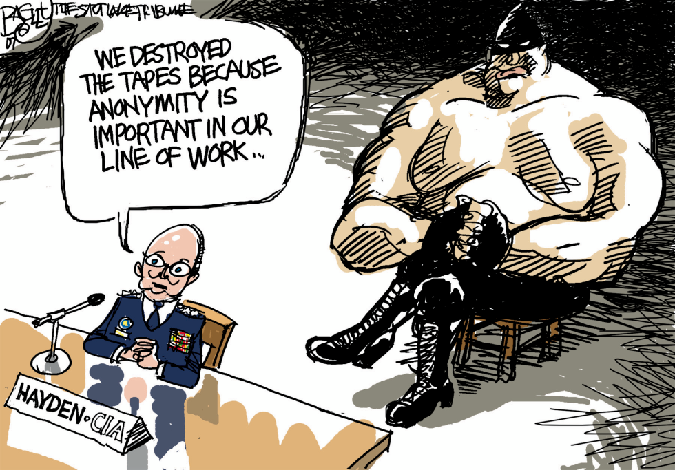  CIA TAPES by Pat Bagley