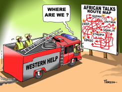 WESTERN HELP IN AFRICA by Paresh Nath