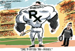 BASEBALL HALL OF SHAME  by Pat Bagley