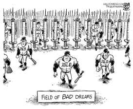 FIELD OF BAD DREAMS by Adam Zyglis