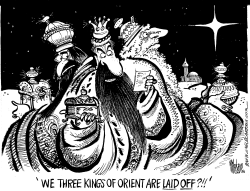 WE THREE KINGS ARE LAID OFF by Mike Lane