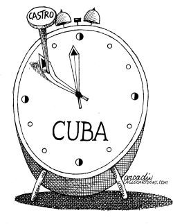 CASTRO DETIENE EL TIEMPO EN CUBA by Arcadio Esquivel