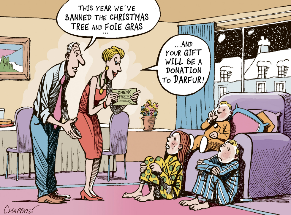  POLITICALLY CORRECT CHRISTMAS by Patrick Chappatte