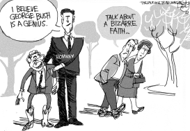 MITT S MAN GEORGE by Pat Bagley