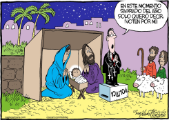 ESTO PASO EL DOMINGO ANTES DE NAVIDAD  by Bob Englehart