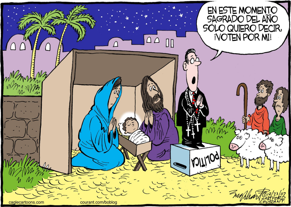  ESTO PASO EL DOMINGO ANTES DE NAVIDAD  by Bob Englehart