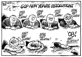 GOP NEW YEARS RESOLUTIONS by Mike Lane