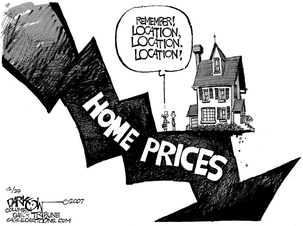  FALLING HOME PRICES by John Darkow