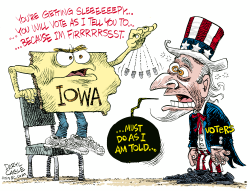 IOWA AND USA VOTERS by Daryl Cagle