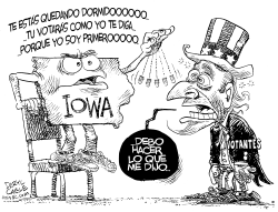 IOWA Y LOS VOTANTES DE USA by Daryl Cagle